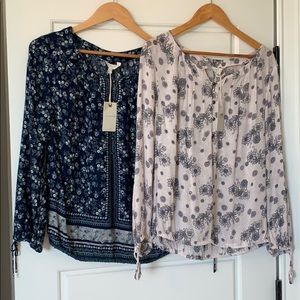NWT Lot of 2 Lucky blouses.